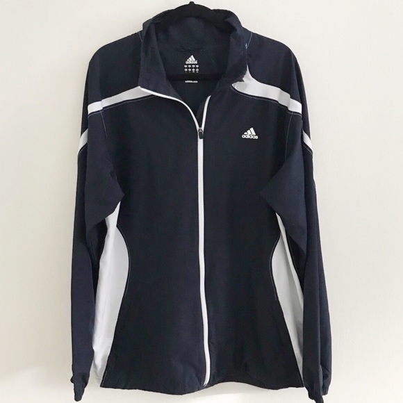 Adidas Other - adidas Black and White Performance Zip Jacket